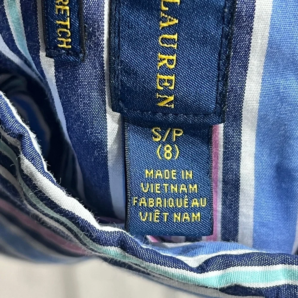 Polo Ralph Lauren Natural Stretch Striped Short Sleeve Boys Kids Shirt